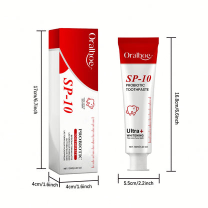 Probiotic Brightening White Toothpaste | SP10 by Oral Hoe
