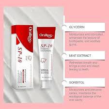 Probiotic Brightening White Toothpaste | SP10 by Oral Hoe