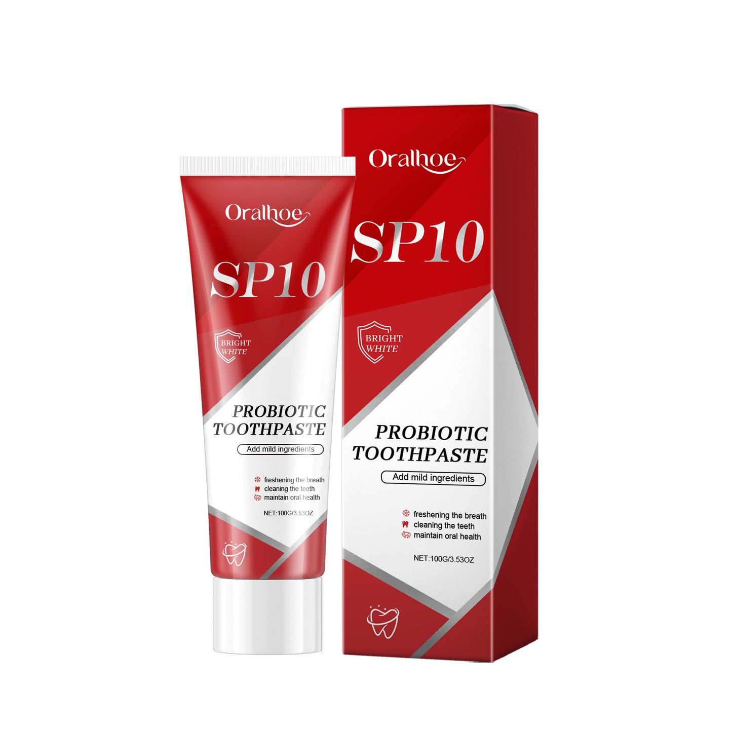 Probiotic Brightening White Toothpaste | SP10 by Oral Hoe
